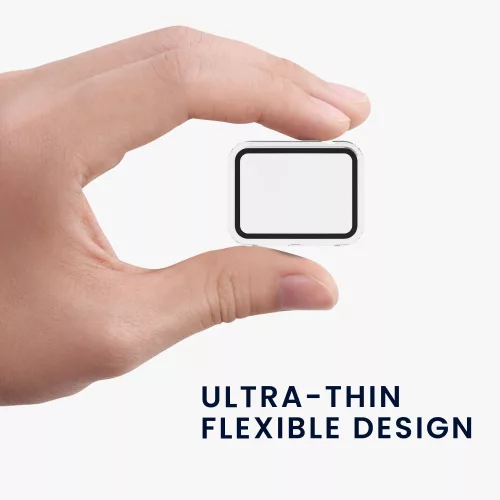 2 db tok készlet Huawei karóra D, Kwmobile, fekete/átlátszó, műanyag, 57778.01