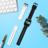 2 db szíj készlet Willful Smartwatch/Fitnesstrackerhez, Kwmobile, fekete/fehér, szilikon, 57791.01