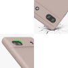 Kwmobile tok Google Pixel 6a telefonhoz, szilikon, krémszínű, 57815.10