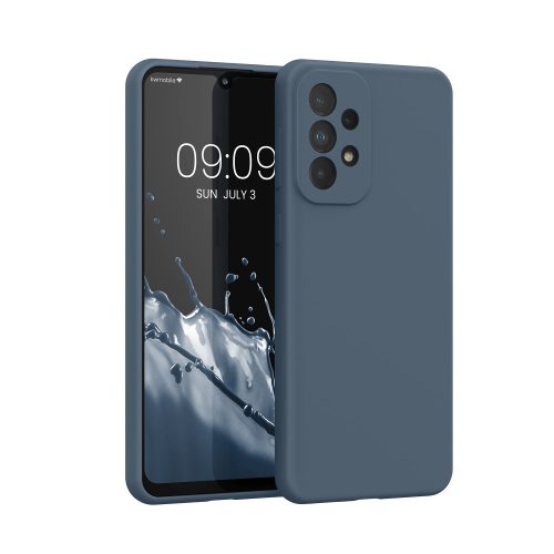 Kwmobile tok Samsung Galaxy A33 5G telefonhoz, szilikon, kék, 57833.202