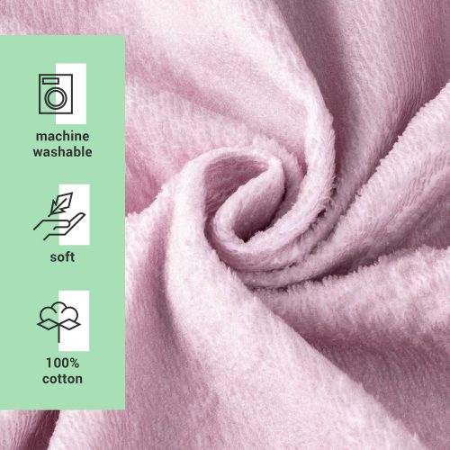 Törölköző Homelevel napozószékhez, 75 x 200 cm, rózsaszín, pamut / poliészter, 55649.03.10