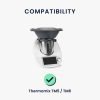 Thermomix TM6/TM5 védőburkolat, Kwmobile, fekete/fehér, műanyag, 55449.05