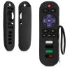 TCL TV RC280 távirányító burkolata, Kwmobile, fekete, szilikon, 57900.01