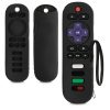 TCL TV RC280 távirányító burkolata, Kwmobile, fekete, szilikon, 57900.01