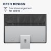 Huzat Apple Studio Display monitorhoz, Kwmobile, fekete, textil, 57913.01