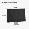 Huzat Apple Studio Display monitorhoz, Kwmobile, fekete, textil, 57913.01