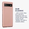 Kwmobile tok Google Pixel 6a telefonhoz, szilikon, rózsaszín, 57960.31