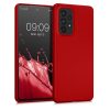 Kwmobile tok Samsung Galaxy A53 5G telefonhoz, szilikon, piros, 57958.36