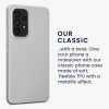Kwmobile tok Samsung Galaxy A53 5G telefonhoz, szilikon, szürke, 57958.67