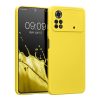 Kwmobile tok Xiaomi Poco X4 Pro 5G telefonhoz, szilikon, sárga, 57983.165