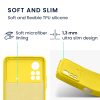 Kwmobile tok Xiaomi Poco X4 Pro 5G telefonhoz, szilikon, sárga, 57983.165