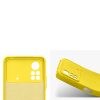 Kwmobile tok Xiaomi Poco X4 Pro 5G telefonhoz, szilikon, sárga, 57983.165