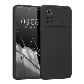   Kwmobile tok Xiaomi Poco X4 Pro 5G telefonhoz, szilikon, fekete, 57983.47