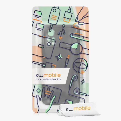 Kwmobile tok Xiaomi Poco X4 Pro 5G telefonhoz, szilikon, fekete, 57983.47