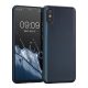 Kwmobile tok Xiaomi Redmi 9A/Redmi 9AT telefonhoz, szilikon, kék, 57663.239
