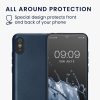 Kwmobile tok Xiaomi Redmi 9A/Redmi 9AT telefonhoz, szilikon, kék, 57663.239