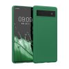 Kwmobile tok Google Pixel 6a telefonhoz, szilikon, zöld, 58053.227