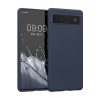 Kwmobile tok Google Pixel 6a telefonhoz, szilikon, kék, 58053.186