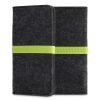 Kwmobile Universal Cover XL méret - 6,8 hüvelyk, mikroszálas, szürke/zöld, 58046.03