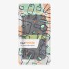 Kwmobile Universal Cover XL méret - 6,8 hüvelyk, mikroszálas, szürke/zöld, 58046.03