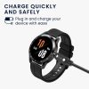 USB töltőkábel Blackview X1/X2, Kwmobile, fekete, műanyag, 58074.01