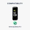 2 db pánt készlet Samsung Galaxy Fit 2, Kwmobile, szürke/lila, szilikon, 53962.06