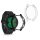 2 db tok készlet Samsung Galaxy Watch 4 (40 mm), Kwmobile, fekete/átlátszó, szilikon, 56188.02 telefonhoz