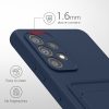 Kwmobile tok Samsung Galaxy A52/Galaxy A52 5G/Galaxy A52s 5G telefonhoz, szilikon, kék, 55083.17