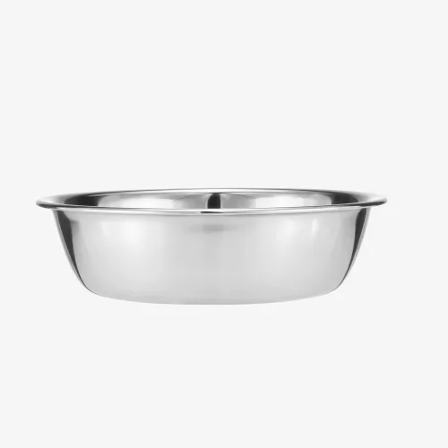 2 db rozsdamentes acél tál készlet kutyáknak és macskáknak, 450 ml, 58150.01
