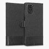 Kwmobile burkolat Motorola Moto G22, textil, fekete, 58211.73