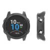 Garmin Forerunner 245/Forerunner 245 Music, Kwmobile, fekete/átlátszó, szilikon, 58177.02 tok 2 db-os készlete