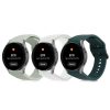 Szíj Samsung Watch 4 (40 mm)/Watch 4 (44 mm)/Watch 4 Classic (42 mm), Kwmobile, zöld/fehér, szilikon, 58172.01