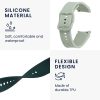 Szíj Samsung Watch 4 (40 mm)/Watch 4 (44 mm)/Watch 4 Classic (42 mm), Kwmobile, zöld/fehér, szilikon, 58172.01