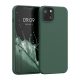 Kwmobile tok Apple iPhone 13 telefonhoz, szilikon, zöld, 55948.169