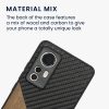 Kwmobile tok Xiaomi 12/12X, fa, barna/fekete, 58201.01