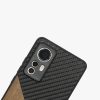 Kwmobile tok Xiaomi 12/12X, fa, barna/fekete, 58201.01