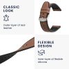 Szíj Willful SmartWatch/Fitnesstrackerhez, Kwmobile, barna/fekete, természetes bőr, 58186.05