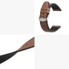 Szíj Willful SmartWatch/Fitnesstrackerhez, Kwmobile, barna/fekete, természetes bőr, 58186.05