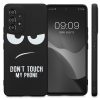 Kwmobile tok Samsung Galaxy A53 5G telefonhoz, szilikon, fekete/fehér, 58241.02