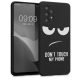 Kwmobile tok Samsung Galaxy A33 5G telefonhoz, szilikon, fekete/fehér, 58244.01