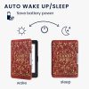 Huzat Amazon Paperwhite 7, Kwmobile, többszínű, ökológiai bőr, 45569.51
