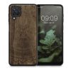 Kwmobile tok Samsung Galaxy A12 készülékhez, fa, barna, 55092.03