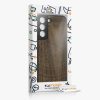 Kwmobile tok Samsung Galaxy S22 készülékhez, fa, barna, 58306.03