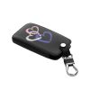 Autós kulcstartó tok Renault 4 gomboshoz - Smart Key, Kwmobile, Többszínű, Eco-bőr, 44637.67