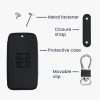 Autós kulcstartó tok Renault 4 gomboshoz - Smart Key, Kwmobile, Többszínű, Eco-bőr, 44637.67