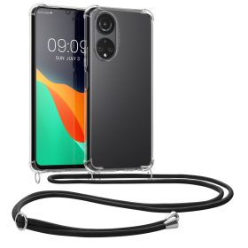   Kwmobile tok Honor X7, szilikon, átlátszó/fekete, 58423.01