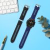 2 db szíjkészlet Xiaomi Mi Watch/Mi Watch Color Sport, Kwmobile, fekete/kék, szilikon, 58466.01