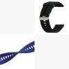 2 db szíjkészlet Xiaomi Mi Watch/Mi Watch Color Sport, Kwmobile, fekete/kék, szilikon, 58466.01