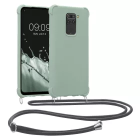   Kwmobile tok Xiaomi Redmi Note 9 telefonhoz, szilikon, zöld, 53147.172