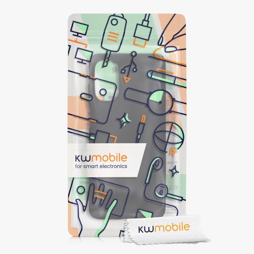 Kwmobile tok Motorola Moto G (2022), szilikon, fekete, 58530.47